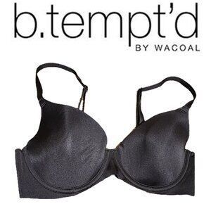 b’tempt’d Bra Black NWOT 34B